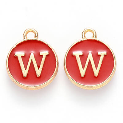 Golden Plated Alloy Enamel Charms