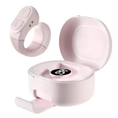 Wireless Remote Control Selfie Ring, Rechargeable Bluetooth-compatible Smart Scrolling Ring, APP Remote Page Turner with Cell...