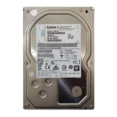 00ML229 IBM 6TB 12Gb/s SAS 7200 3.5-Inch Hard Drive