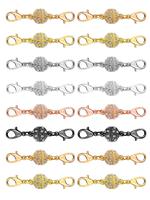Rhinestone Decor Magnetic Clasp Kit, Magnetic Clasp for DIY Bracelet & Necklace, Jewelry Making Accessories for Women & Girl...