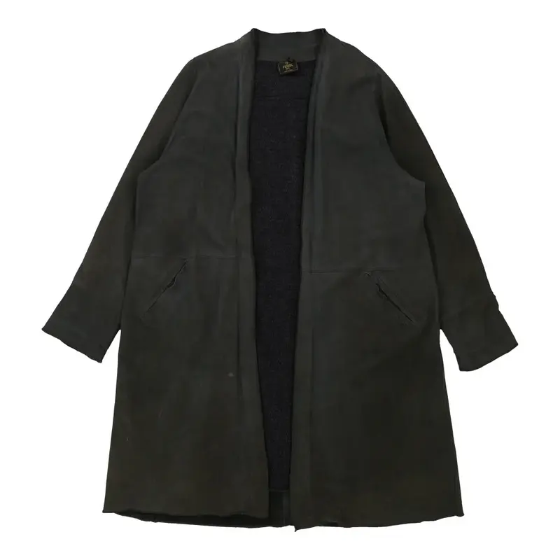 Fendi Coat - Large Green Leather | Size: large