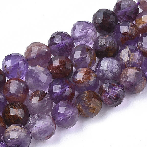 Natural Rutilated Quartz Beads Strands