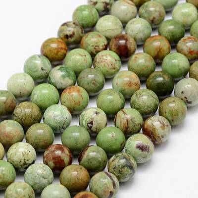 Natural Green Opal Beads Strands