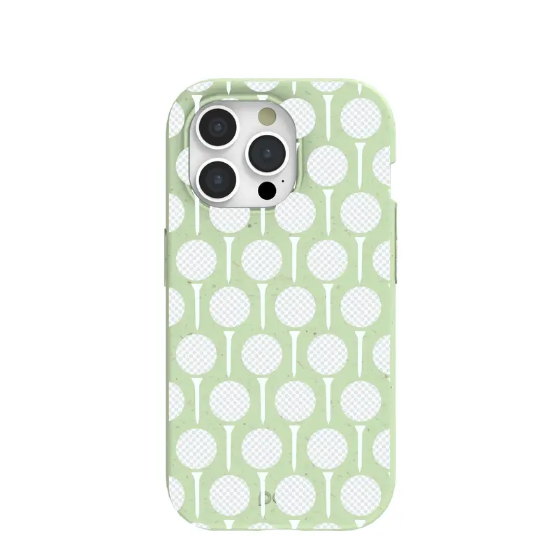 Sage Green Tee Up iPhone 15 Pro Case