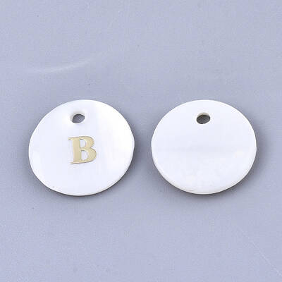 Natural White Shell Mother of Pearl Shell Charms