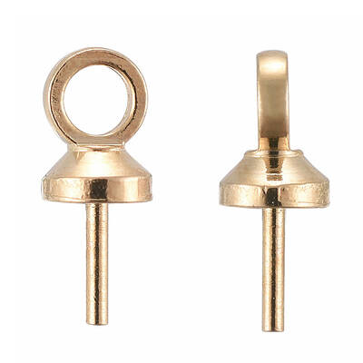 Brass Peg Bails Pendants
