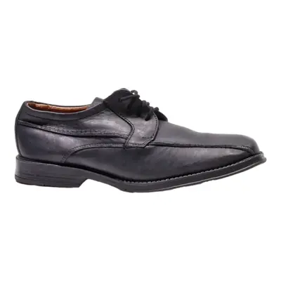 LEFT & RIGHT Derby Shoes Black Leather Mens UK 5