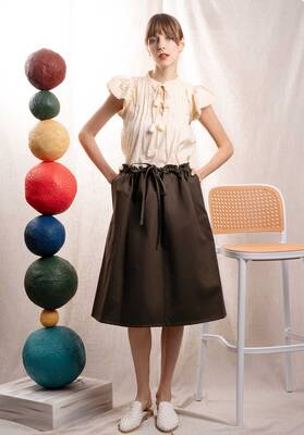 Skirt 3-acc- Coulisse Twi07 61-Khaki | Color: 61 KHAKI | Size: 2-M