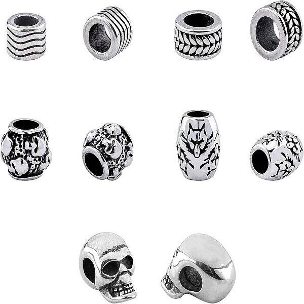 Stainless Steel European Beads