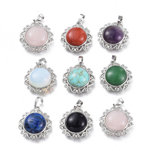 Mixed Gemstone Pendants