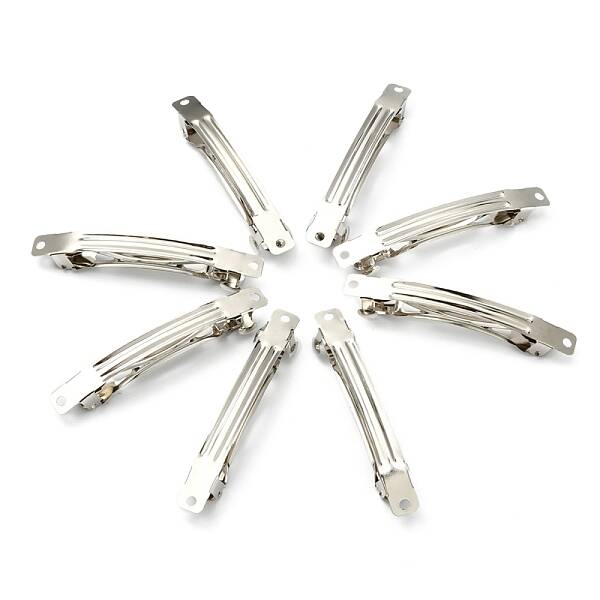 Iron Hair Barrette Findings