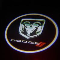 Car Door LED HD Welcome Courtesy Shadow Projector Lamp Logo LightFor Dodge Journey Ram Caravan Charger Grand Caravan Journey