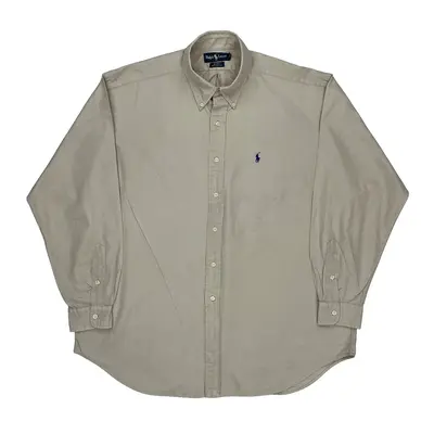 Blake Ralph Lauren Shirt - XL Beige Cotton