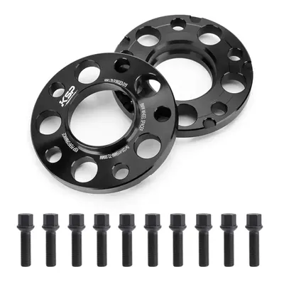 KSP 5x120 BMW Wheel Adapter With M12x1.5 Lug Bolts Fits E36 E46 E90 328i 323i X1 M3 Z3 325i, 12mm