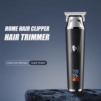 Liquid crystal digital display fast charging oil head carving hair cutter