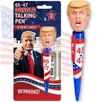 Talking Donald Trump Pen - 45-47 Victory Edition with 8 New Lines in His Real Voice - Patriotic Desk Gift for Husband, Trump ...