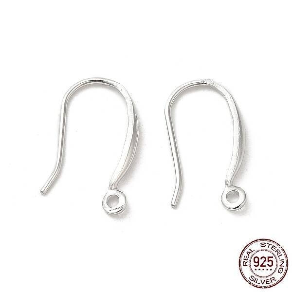 Rhodium Plated 925 Sterling Silver Earring Hooks