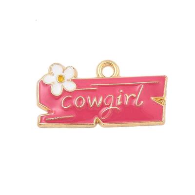 Alloy Enamel Pendants