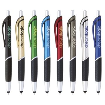 300 Promotional Jive Stylus Pen - Metallic & Rubber Grip