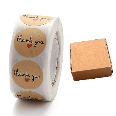 30Pcs Eco-Friendly Square Folding Kraft Paper Shipping Box