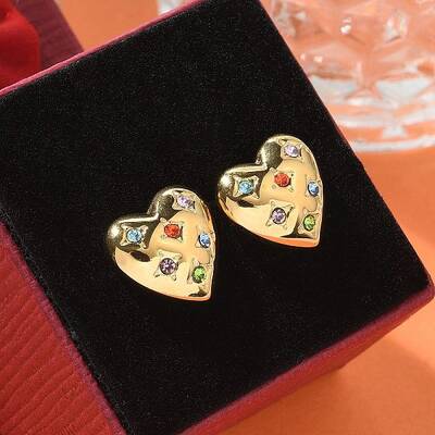 Ion Plating(IP) 304 Stainless Steel Stud Earrings