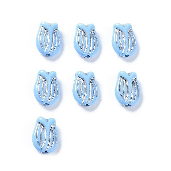 Plating Opaque Acrylic Beads