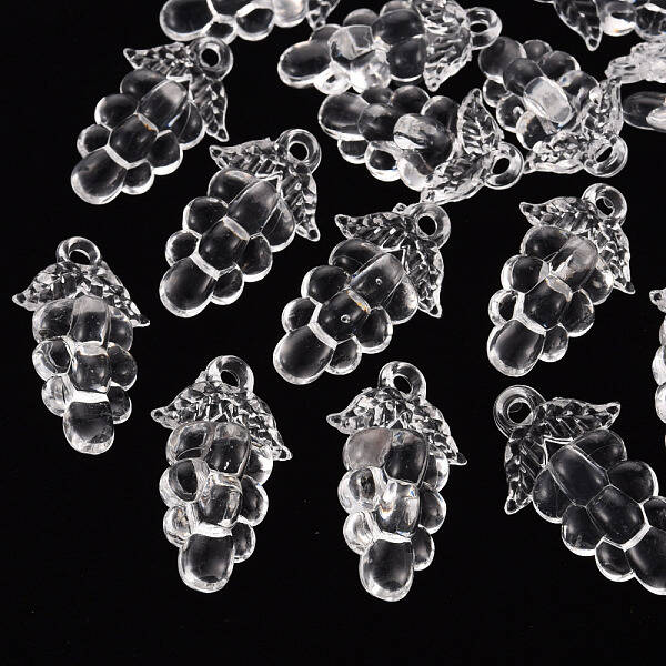 Autumn Theme Transparent Acrylic Beads