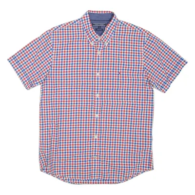 TOMMY HILFIGER Modern Fit Mens Shirt Red Check M