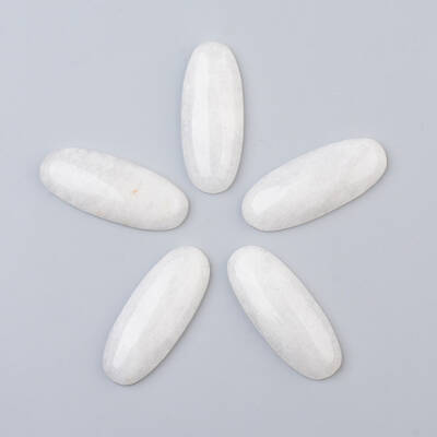 Natural White Jade Cabochons