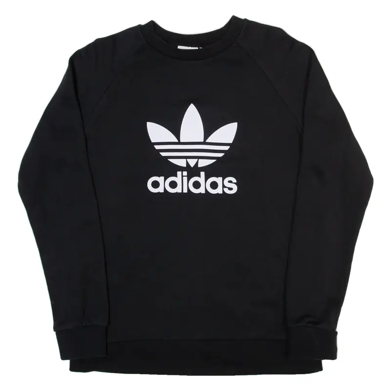 ADIDAS ORIGINALS Mens Sweatshirt Black Crew Neck M