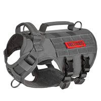 OneTigris Tactical Dog Harness for Small, Medium, and Large Dogs – Breathable Mesh Design Service Dog Vest with Military-Gr...