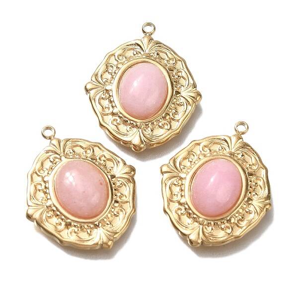 Natural Rose Quartz Pendants