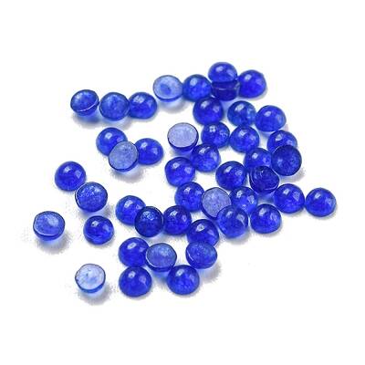 Natural White Jade Dyed Cabochons