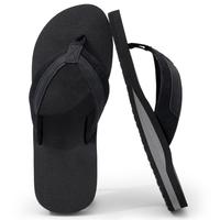 Men's Flip Flops with Arch Support Yoga Mat Leather Sandals for Summer Outdoor Beach Shoes,Non-Slip Men's Thong Sandals