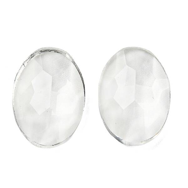 Transparent K5 Glass Cabochons