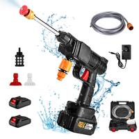 Cordless High Pressure Spray Water Machine - Portable Electric Water Jet for Car, House, and Garden Cleaning, Rechargeable Pr...