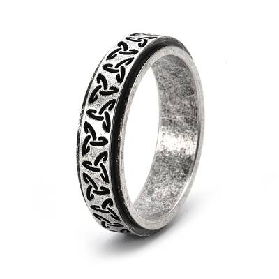 Rotatable Stainless Steel Finger Ring