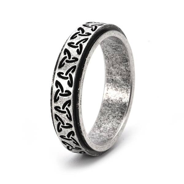 Rotatable Stainless Steel Finger Ring