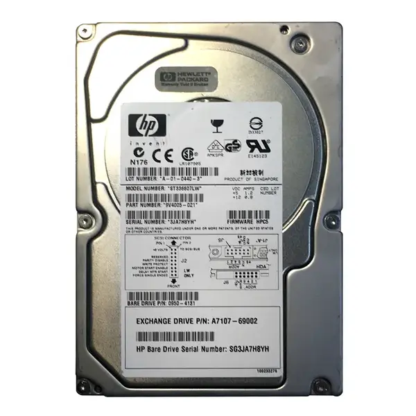 9V4005-021 Seagate 36GB 10000RPM Ultra 320 SCSI 3.5-Inch 8MB Cache Hard Drive
