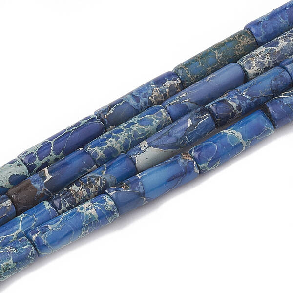 Synthetic Imperial Jasper Beads Strands