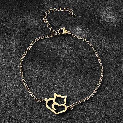 201 Stainless Steel Fox Link Bracelets