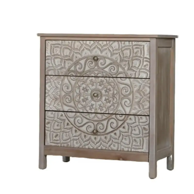 [LIVE] 3-Drawer Dresser with 3 Chests of Drawers, Farmhouse Accent Cabinet, Easy to Assemble, Ideal for Modern Household Use ...