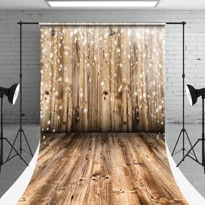 Glitter Bokeh Wood Sweep Backdrop For Photography - Aperturee