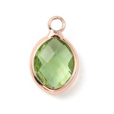Faceted Glass Pendants