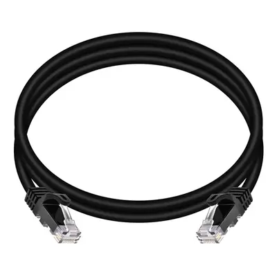 9805 Monoprice Cat6 Ethernet Patch Cable FLEXboot Snagless RJ45 Stranded 550MHz UTP Pure Bare Copper 24AWG 5ft Black