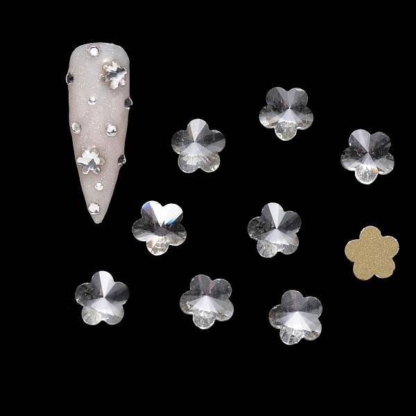 Flat Back Glass Rhinestone Cabochons