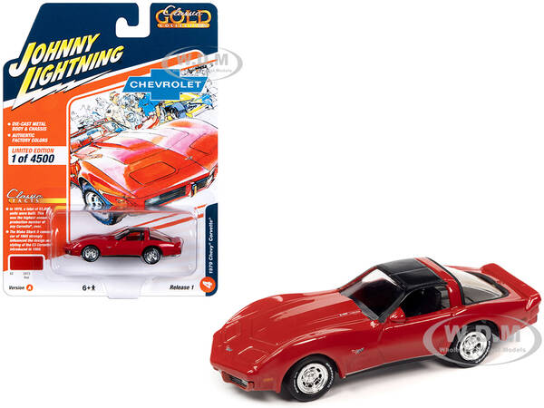 1979 Chevrolet Corvette Red with Black Top \