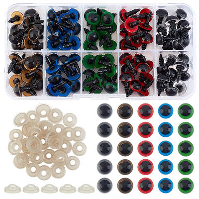 Resin Doll Eyes with Washers