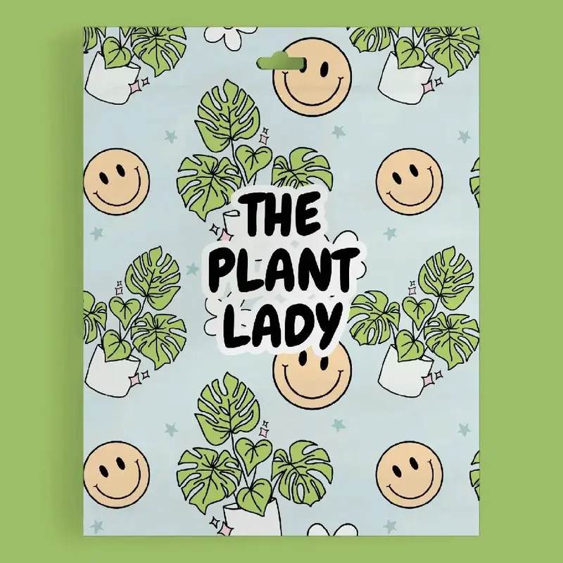 Plant Lady Mystery Bundle - includes tote, pouch, stickers, and keychain