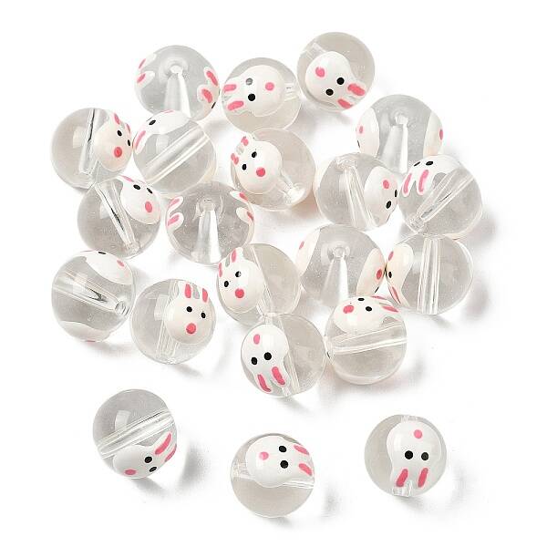 Transparent Glass Enamel Beads
